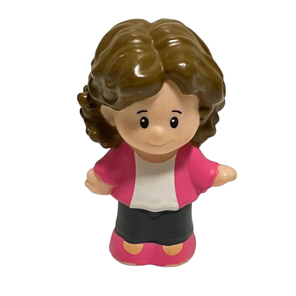 Fisher Price Little People 2013 Mom Lady Pink Black Replacement Figure